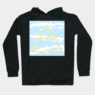 Cloudy Air Alchemy Symbol Hoodie